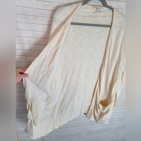 MADEWELL Summer Ryder Cardigan Sweater in Stripe, sz Small - Picture 5 of 13